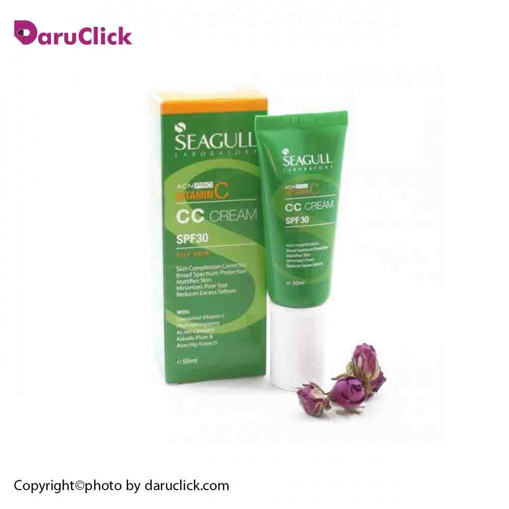 187.jpg کرم رنگی متعادل کننده چربی SPF30 سی سی کرم سی گل - Image 1