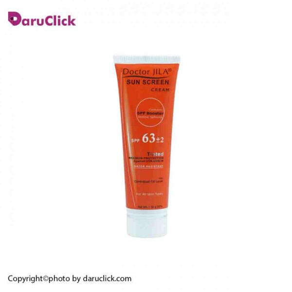 کرم ضد آفتاب SPF63 رنگی دکتر ژیلا