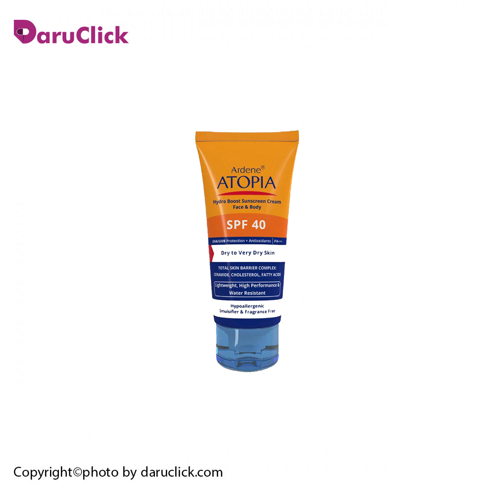 380.jpg کرم ضدآفتاب رطوبت رسان SPF40 آتوپیا آردن - Image 1