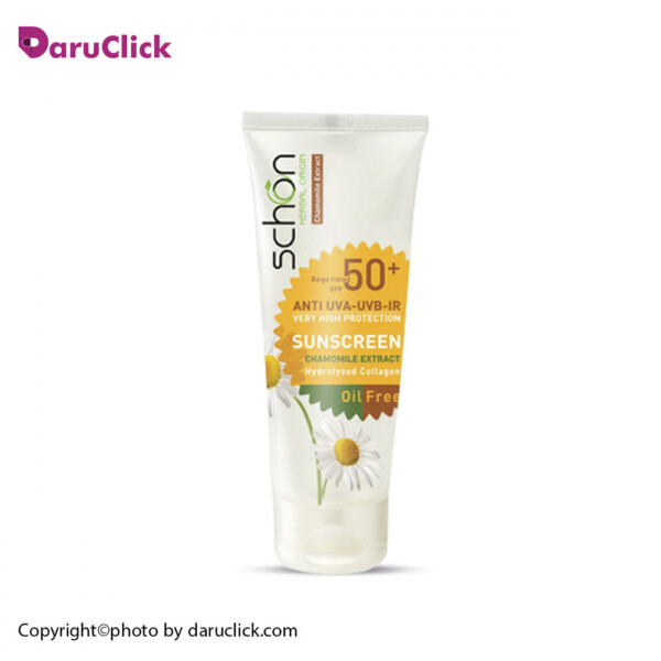 کرم ضد آفتاب SPF50 رنگی مناسب پوست خشک شون