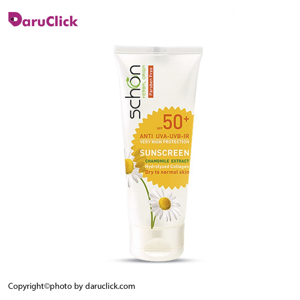 64-1.jpg کرم ضد آفتاب SPF50 بی رنگ مناسب پوست خشک شون - Image 1