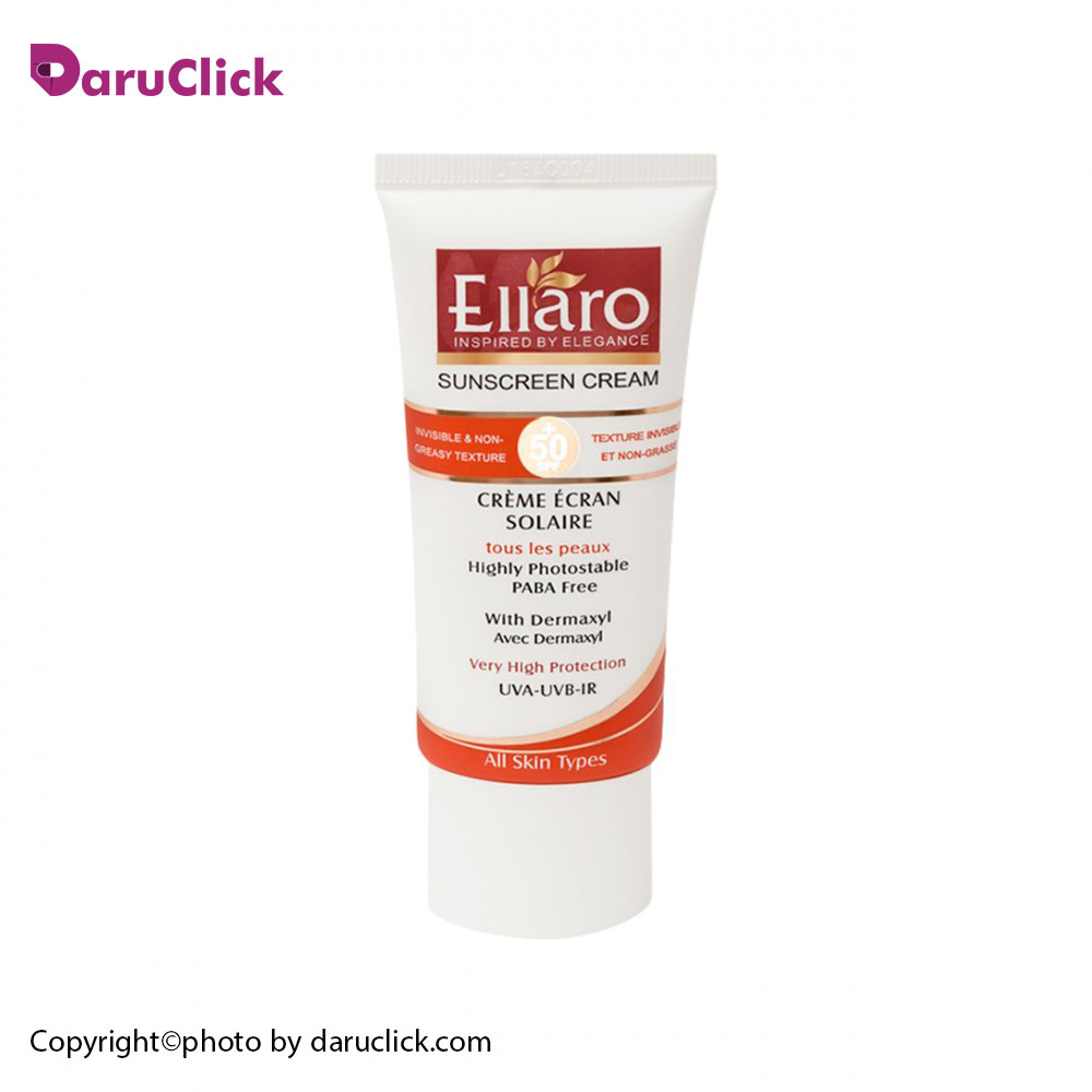 68.jpg کرم ضد آفتاب فاقد چربی بژ روشن SPF50 الارو - تصویر 1