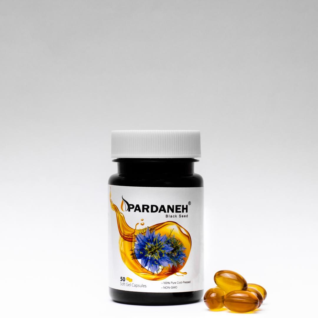 AnyConv.com__ac3153f6-b655-4a84-b643-1d327d838b25.jpg کپسول ژلاتینی نرم روغن سیاه دانه پردانه - Image 1