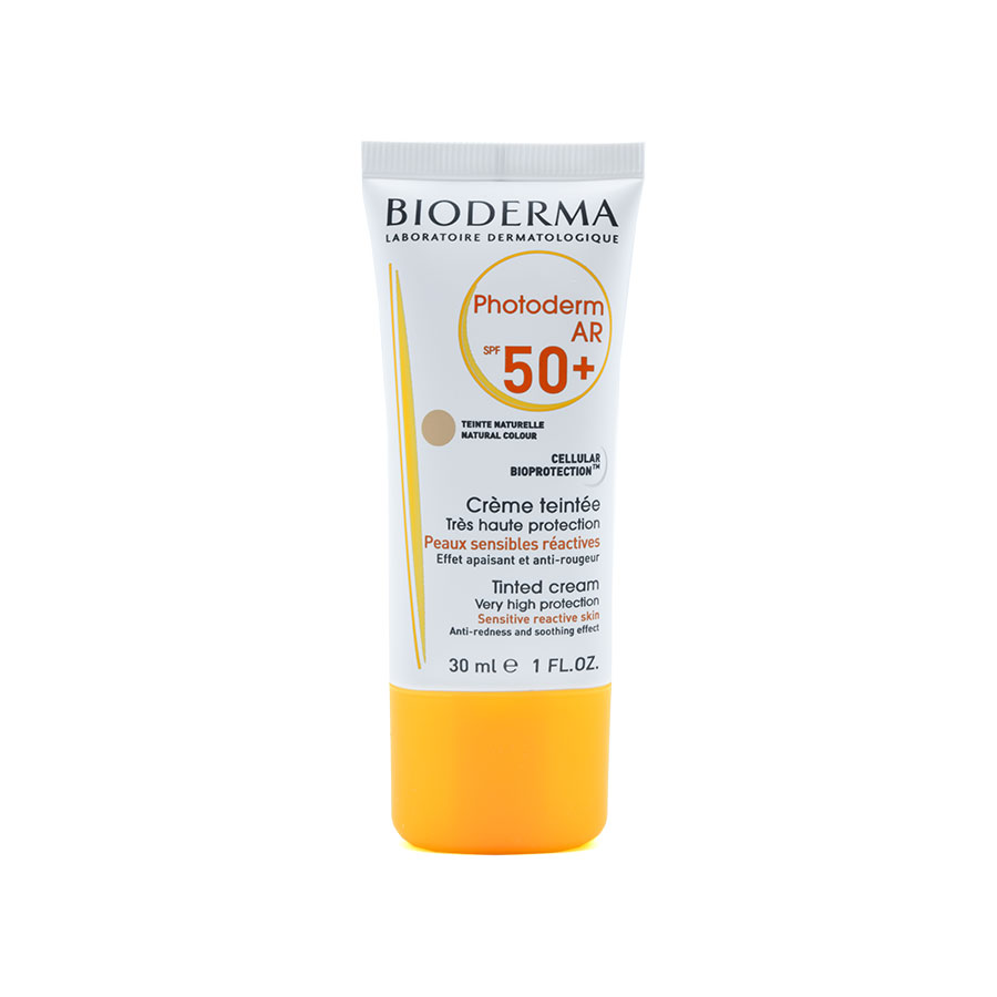 Bioderma-Photoderm-AR-Tinted-Cream-SPF50⁺-For-Sensitive-Skins.jpg کرم ضد آفتاب فتودرم ای آر SPF50 بایودرما - تصویر 1