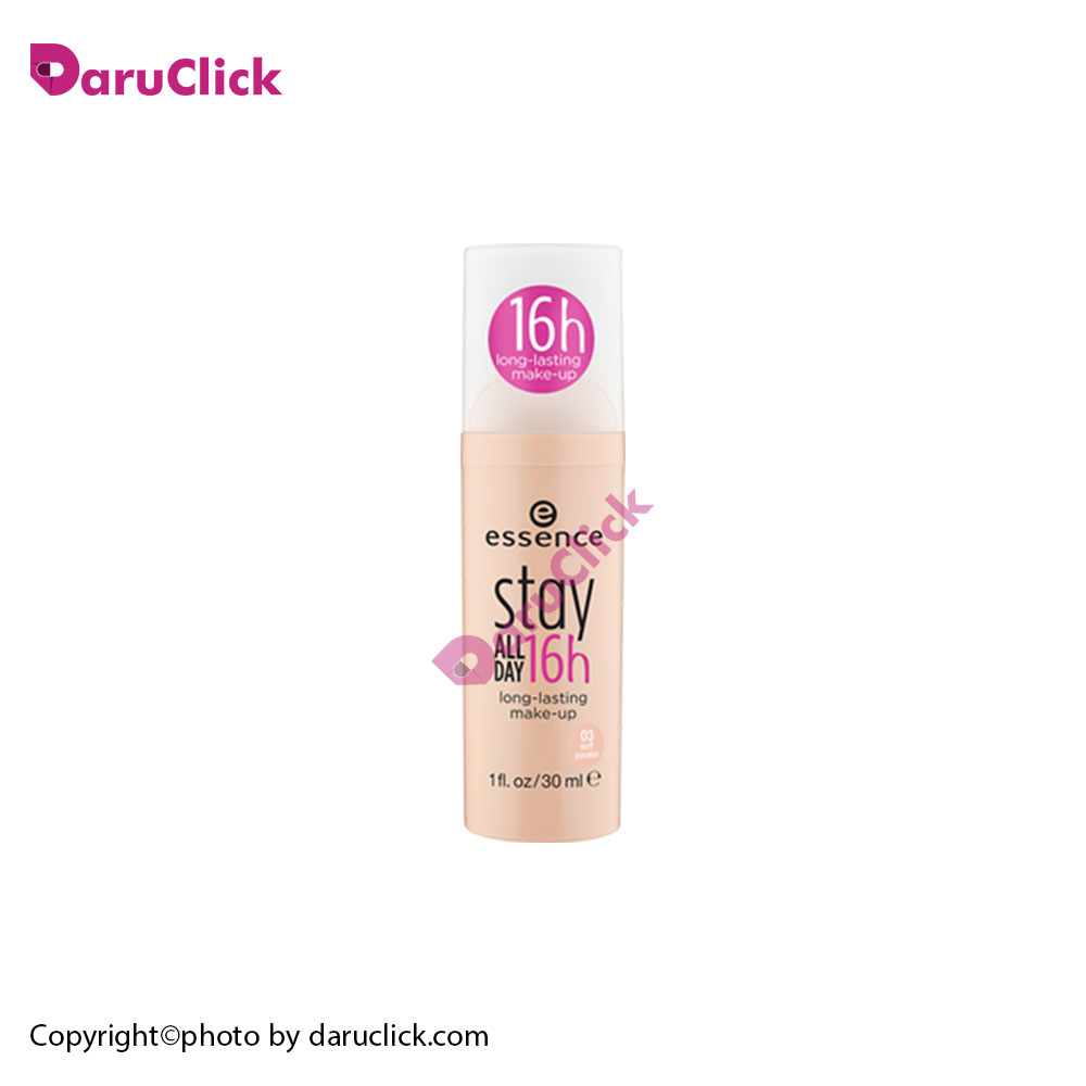 Essence-Stay-All-Day-16h-No-03.jpg کرم پودر شماره ۰۳ اسنس - تصویر 1