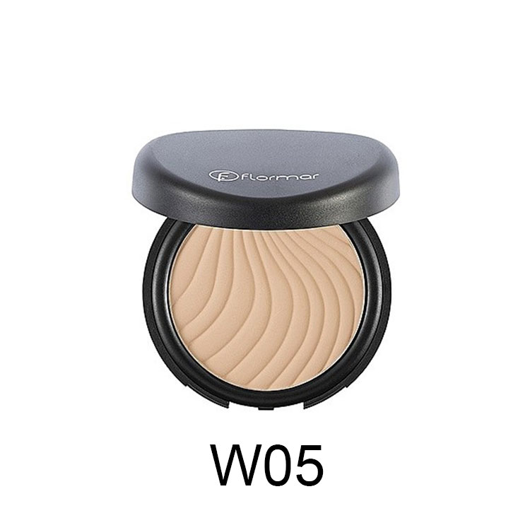 Flormar-Wet-Dry-Compact-Powder-No.W05.jpg پنکیک فشرده دوکاره شماره W05 فلورمار - تصویر 1