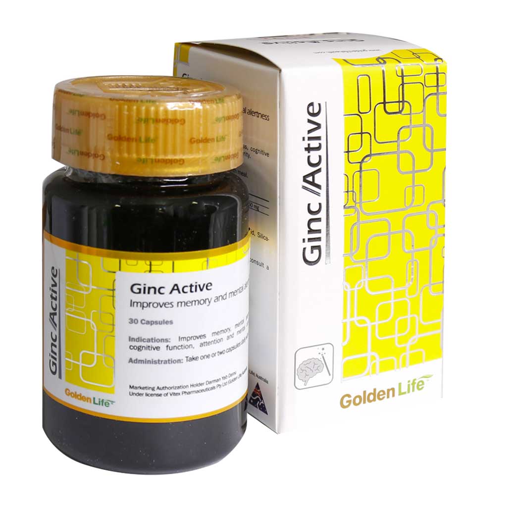 Golden-Life-Ginc-Active-30-Capsules.jpg کپسول جینک اکتیو گلدن لایف - Image 1