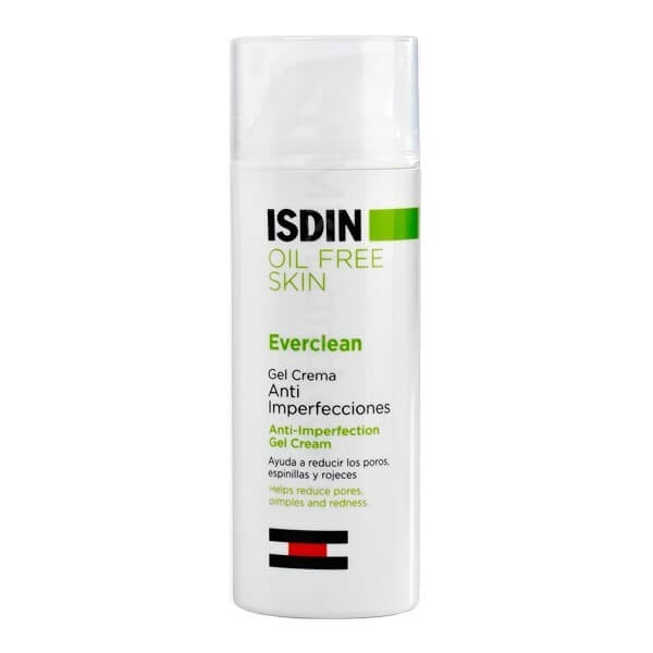 Isdin-Everclean-Anti-Imperfection-Gel-Cream-50-ml.jpeg ژل کرم ضد جوش اورکلین ایزدین - تصویر 1