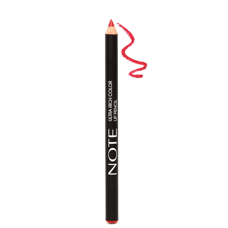 Note-Ultra-Rich-Color-Lip-Pencil-No.06-Note-Red.jpg مداد لب مغذی Ultra Rich Color نوت - تصویر 1