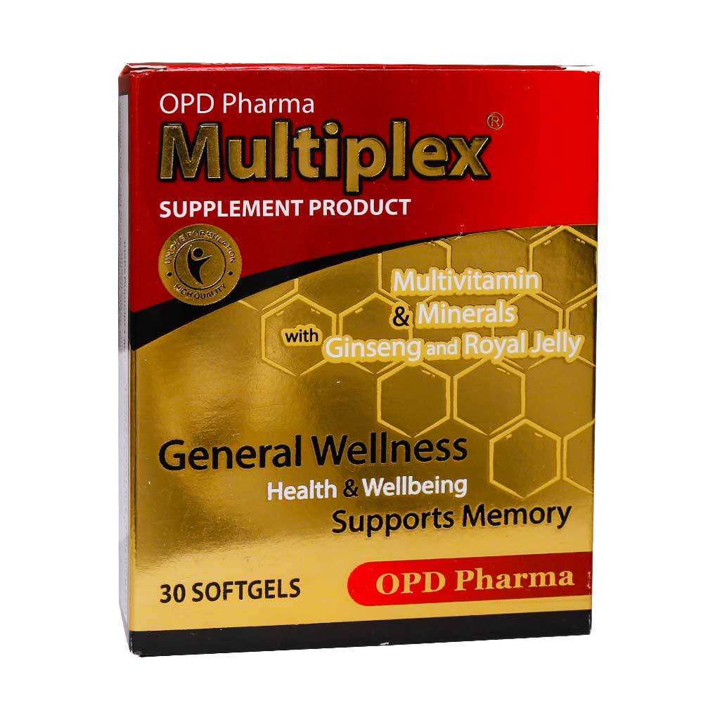 OPD-Pharma-Multiplex-30-Softgels.jpg کپسول ژلاتینی مولتی پلکس او پی دی فارما - Image 1
