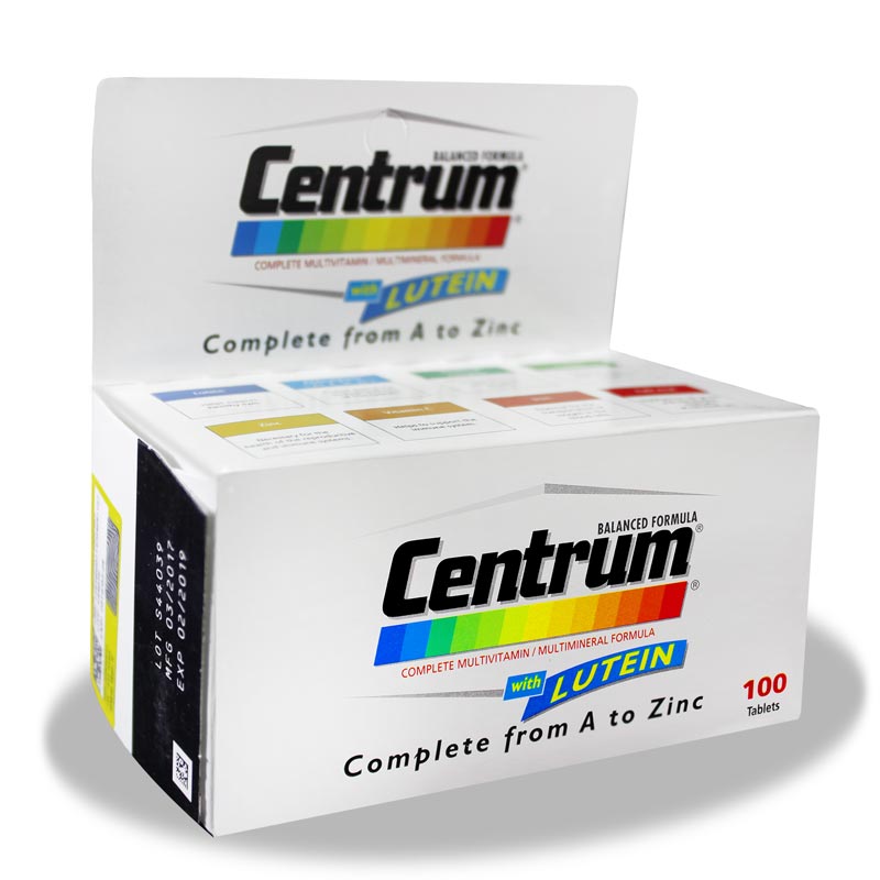 Pfizer-Centrum-with-lutein.jpg قرص سنتروم ساده با لوتئین فایزر - Image 1