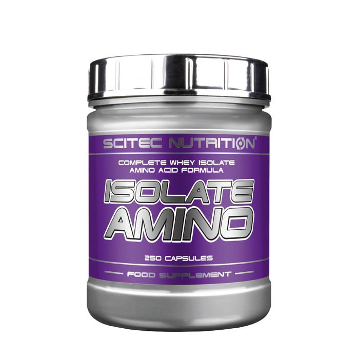 Scitec-Nutrition-Isolate-Amino-250-Cap.jpg قرص آمینو ایزوله سایتک - تصویر 1