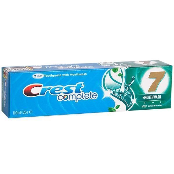 Toothpaste-Crest-C7-Mounth-Wash-100mlc160b7.jpg خمیر دندان هفت منظوره نعنایی کرست - Image 1