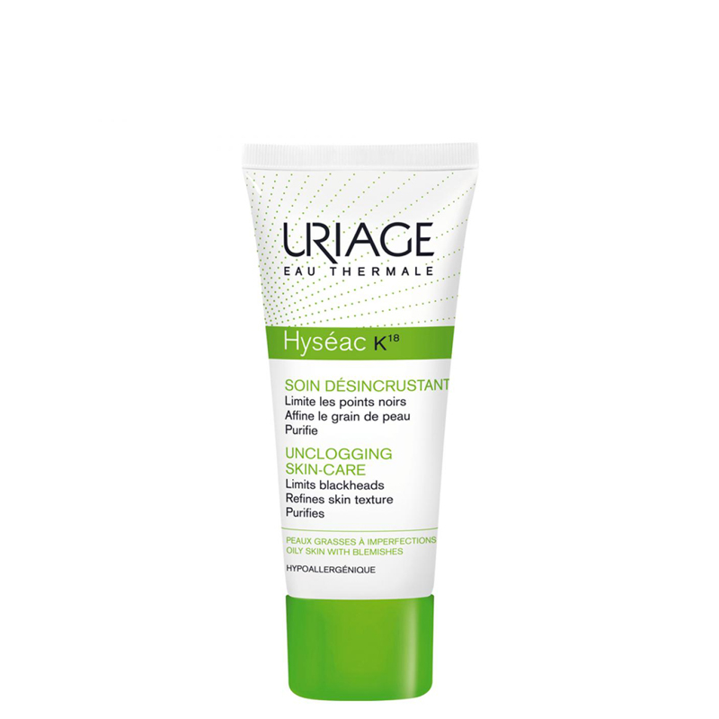 Uriage-Hyseac-K18-Pores-Obstrues-Cream-40ml.jpg امولوسیون لایه بردار و ضد جوش هیسه اک K18 اوریاژ - تصویر 1