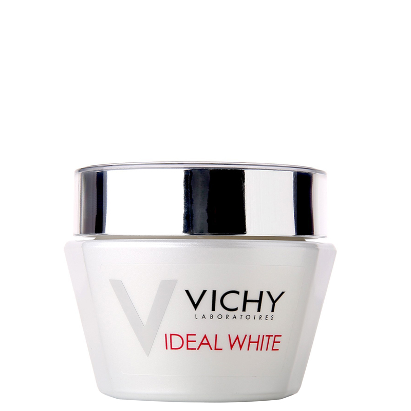 Vichy-Ideal-White-Whitening-Gel-Cream-50-ml.jpg ژل کرم روشن کننده و ضد لک ایده آل وایت ویشی - Image 1