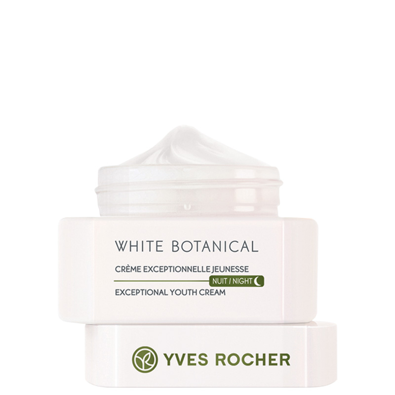 Yves-Rocher-White-Botanical-Exceptional-Youth-Night-Cream-50ml.jpg کرم جوان کننده شب وایت بوتانیکال ایوروشه - تصویر 1