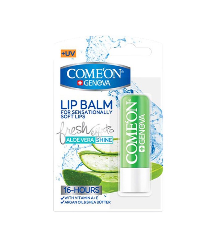 comeon-aloevera-lip-balm.jpg بالم لب آلوئه ورا کامان - تصویر 1