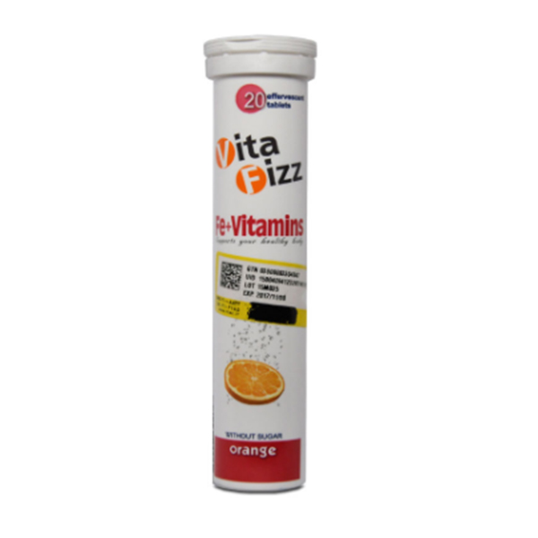 fe-vitamin.jpg قرص جوشان آهن ویتافیز - تصویر 1