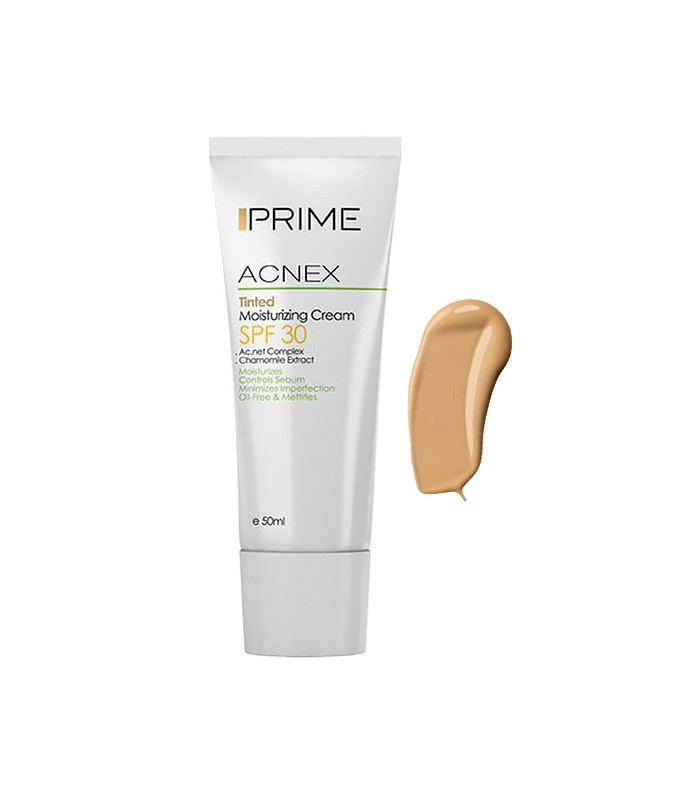 tined-moisturizing-spf30.jpg کرم ضد آفتاب و مرطوب کننده SPF30 رنگی پرایم - تصویر 1