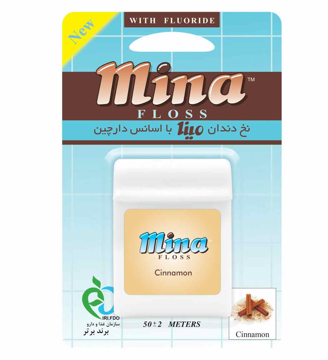 -ضخیم-مینا-دارچین.jpg نخ دندان ضخیم طعم دارچین مینا - تصویر 1