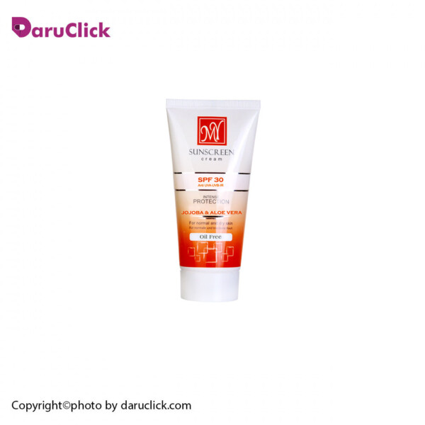 کرم ضد آفتاب SPF 30 فاقد رنگ ،فاقدچربی مای