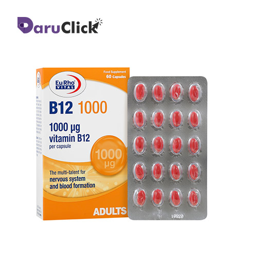 daruclick_product.psd14 ویتامین ب12 یوروویتال 1000 میکروگرم - Image 1