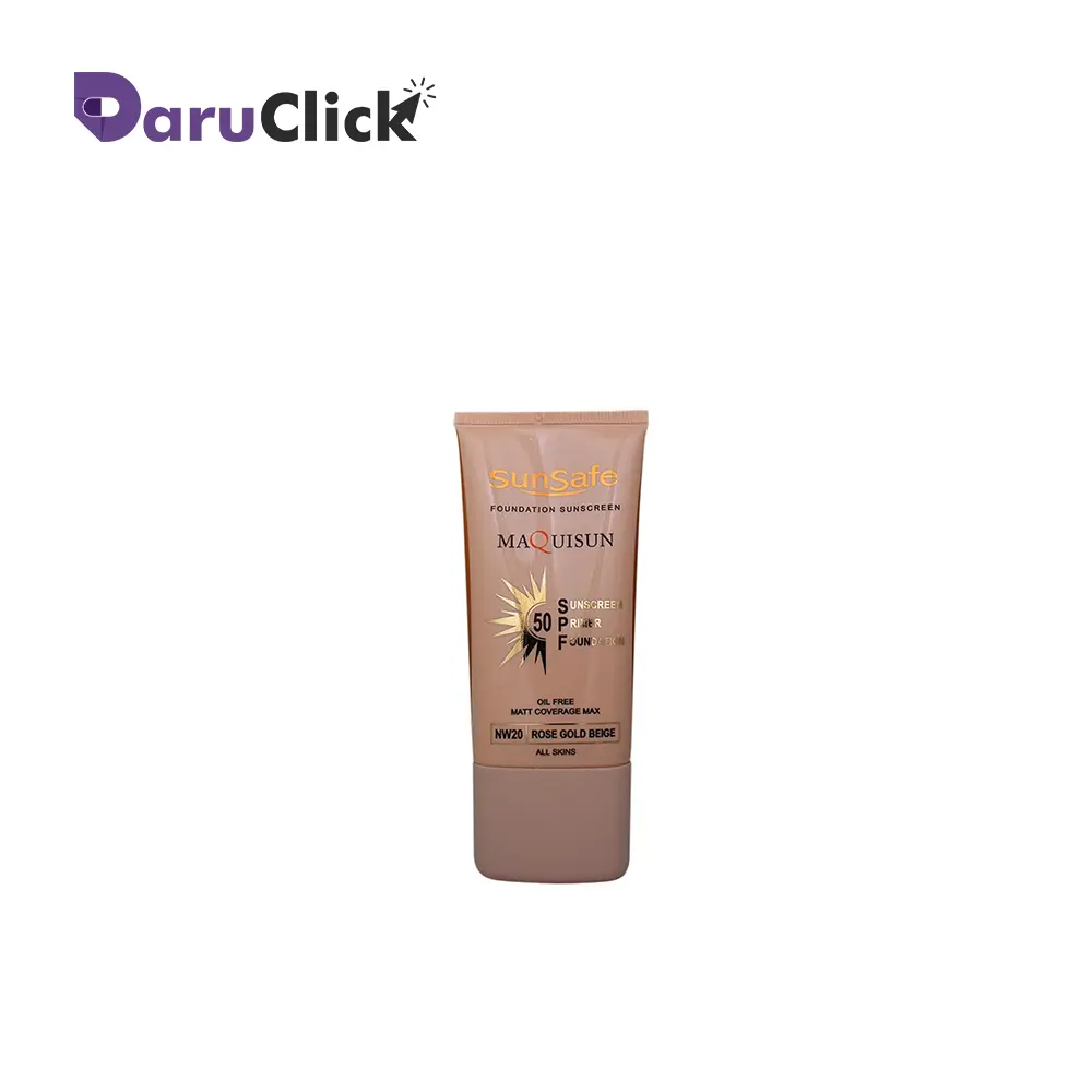 294 کرم پودر پرایمری SPF50 مکی سان(بژ رز گلد) - Image 1